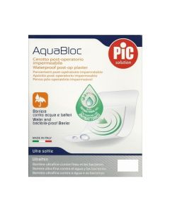 Pic Aquabloc Cerotto 10x10cm Antibatterico 5 Pezzi