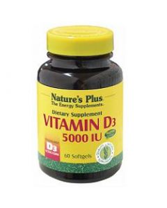 Nature's Plus Vitamina D3 5000 UI Integratore 60 Capsule