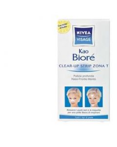 Nivea Clear-Up Strip Zona T Cerotti per Rimuovere Punti Neri 6 Pezzi