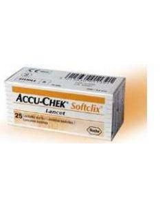 ACCU CHEK SOFTCLIX LANCETTE 25PZ