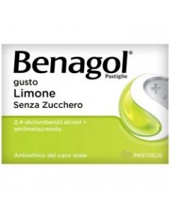 Benagol Gusto Limone Senza Zucchero 24 Pastiglie