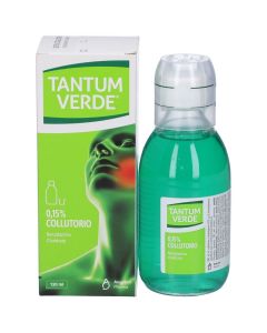Tantum Verde Collutorio 0,15% Benzidamina cloridrato Flacone 120 ml
