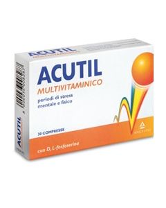Acutil Multivitaminico Integratore Energetico 30 Compresse Rivestite