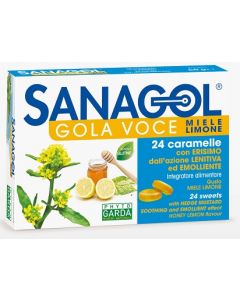 Sanagol Gola Voce Miele Limone 24 Caramelle