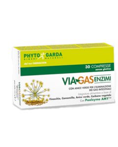 ViaGas Enzimi Integratore 30 Compresse