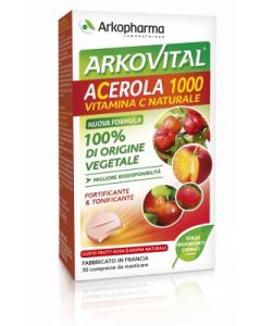 Acerola 1000 Integratore 30 Compresse Masticabili