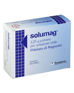Solumag 2,25g Magnesio Pidolato Polvere Per Soluzione Orale 20 Bustine