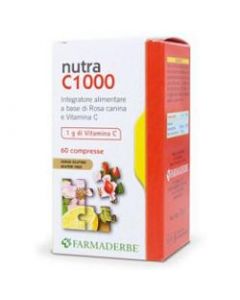 Farmaderbe Nutra Line C 1000 Integratore Sistema Immunitario 60 Compresse