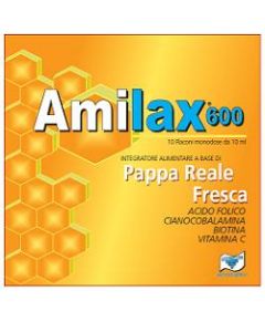 Amilax 600 con Pappa reale 10 flaconcini
