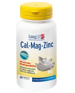 Longlife Cal Mag Zinc Integratore Ossa 60 Tavolette