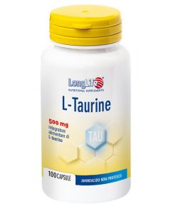 LongLife L-Taurine Integratore di Taurina 100 Capsule
