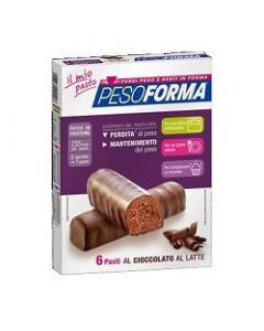 Pesoforma Barrette Cioccolato Latte 12 Pezzi