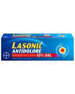 Lasonil Antidolore Gel Antidolorifico e Antinfiammatorio Dolori Muscolari e Articolari 50g