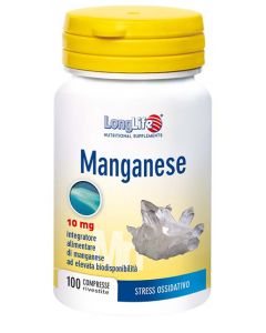 LongLife Manganese Integratore Antiossidante 100 Compresse