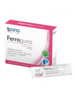 Guna Ferroguna Integratore di Ferro 28 Bustine Orosolubili