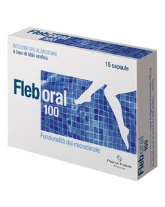Fleboral 100 mg Integratore Microcircolo 15 Capsule