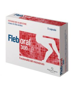 Fleboral 300 mg Integratore Microcircolo 5 Capsule