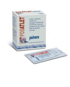 Podatlet Polvere Assorbente Epidermide Piedi 24 Bustine 3 G