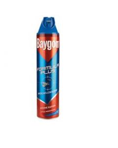 Baygon Mosche e Zanzare Plus Spray Insetticida 400 ml