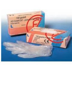 Farmac-zabban Guanto Vinile S/p m 100pz