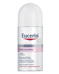 EUCERIN DEO ROLL ON P/SENS ROSSA