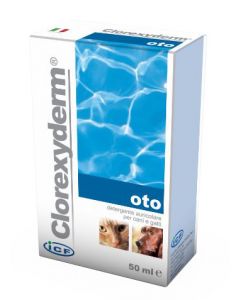Icf Clorexyderm Oto Detergente Auricolare Cani E Gatti 50 Ml