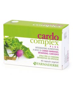 Farmaderbe Cardo Complex Plus Integratore Alimentare 40 Capsule