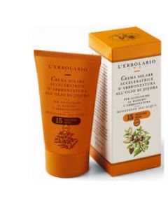L'Erbolario Crema Solare Acceleratrice DAbbronzatura AllOlio Di Jojoba SPF15 125ml