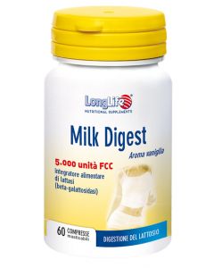 LongLife Milk Digest Integratore Di Lattasi 60 Capsule