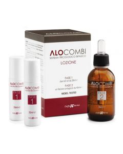 Alocombi Lozione Tricologica Anticaduta Capelli Flacone 40 ml + Roll-on 20 ml