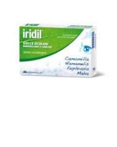 Iridil Gocce Oculari Rinfrescanti E Lenitive 10 Flaconcini Da 0,5ml