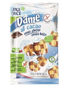Rice&Rice Dame Di Riso Al Cacao Biscotti Senza Glutine 250 g