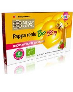 Arkoroyal Pappa Reale Bio 500 mg Integratore Ricostituente Bambini 10 Monodose