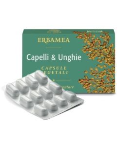 Erbamea Capelli & Unghie 24 Capsule Vegetali