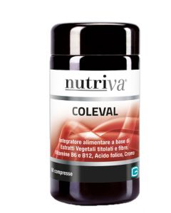 Nutriva Coleval Integratore Controllo Colesterolo e Trigliceridi 60 Compresse