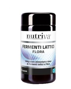 Nutriva Flora Integratore di Fermenti Lattici 50 Compresse