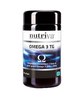 Nutriva Omega 3 TG Integratore Olio Di Pesce 90 Compresse Softgel 1410 mg