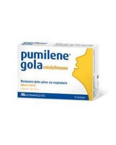 Pulimene Gola Gusto Miele e Limone 24 Pastiglie