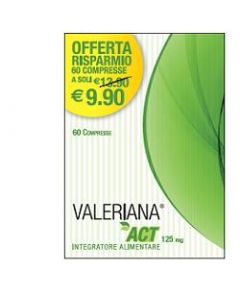 Valeriana Act 60 Integratore per il Sonno 60 compresse