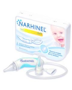 Narhinel Aspiratore Nasale Soft Neonati e Bambini + 2 Ricambi Soft
