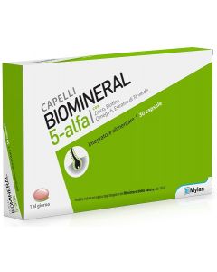 Biomineral 5-Alfa Integratore Capelli 30 Capsule