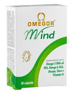 Omegor Mind Integratore Memoria e Funzioni Cognitive 30 Perle