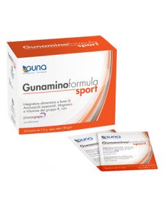 Gunamino Formula Sport Integratore Amminoacidi 42 Bustine