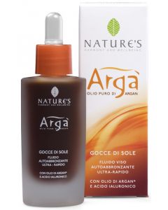Nature's Argà Gocce di Sole Viso Fluido Autoabbronzante 30 ml
