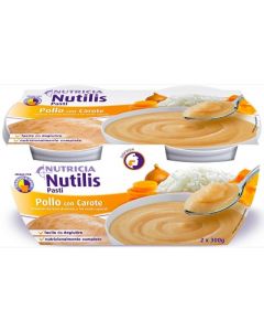 Nutricia Nutilis Pasti Alimento Dietetico Gusto Pollo Con Carote 2X300G
