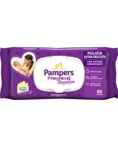PAMPERS SALV SENS ALOE 63P 8350
