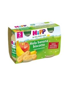 HIPP BIO OMO MEL/BAN/BISC 2X125G