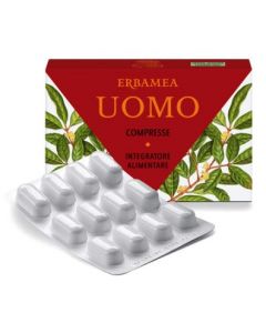 Erbamea Uomo Integratore per la Vitalità Maschile 24 Compresse