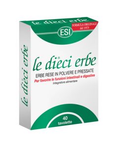 Esi Le Dieci Erbe Integratore Intestinale 40 Tavolette