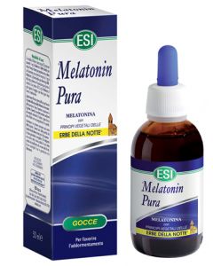 Esi Melatonin Pura Gocce Erbe della Notte Integratore Sonno Tranquillo 50 ml